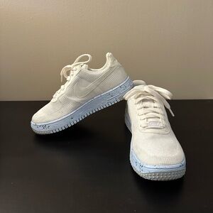 Nike Women’s Air Force 1 Crater Flyknit 'Pure Platinum' Size 7W